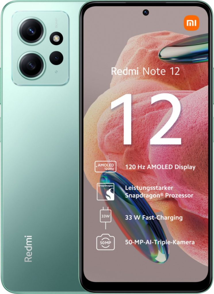 Xiaomi Redmi Note 12 4GB/128GB Mint Green