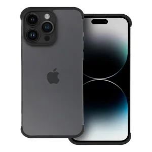 Puzdro IPHONE 14 PRO čierne s ochranou ostrovčeka kamery